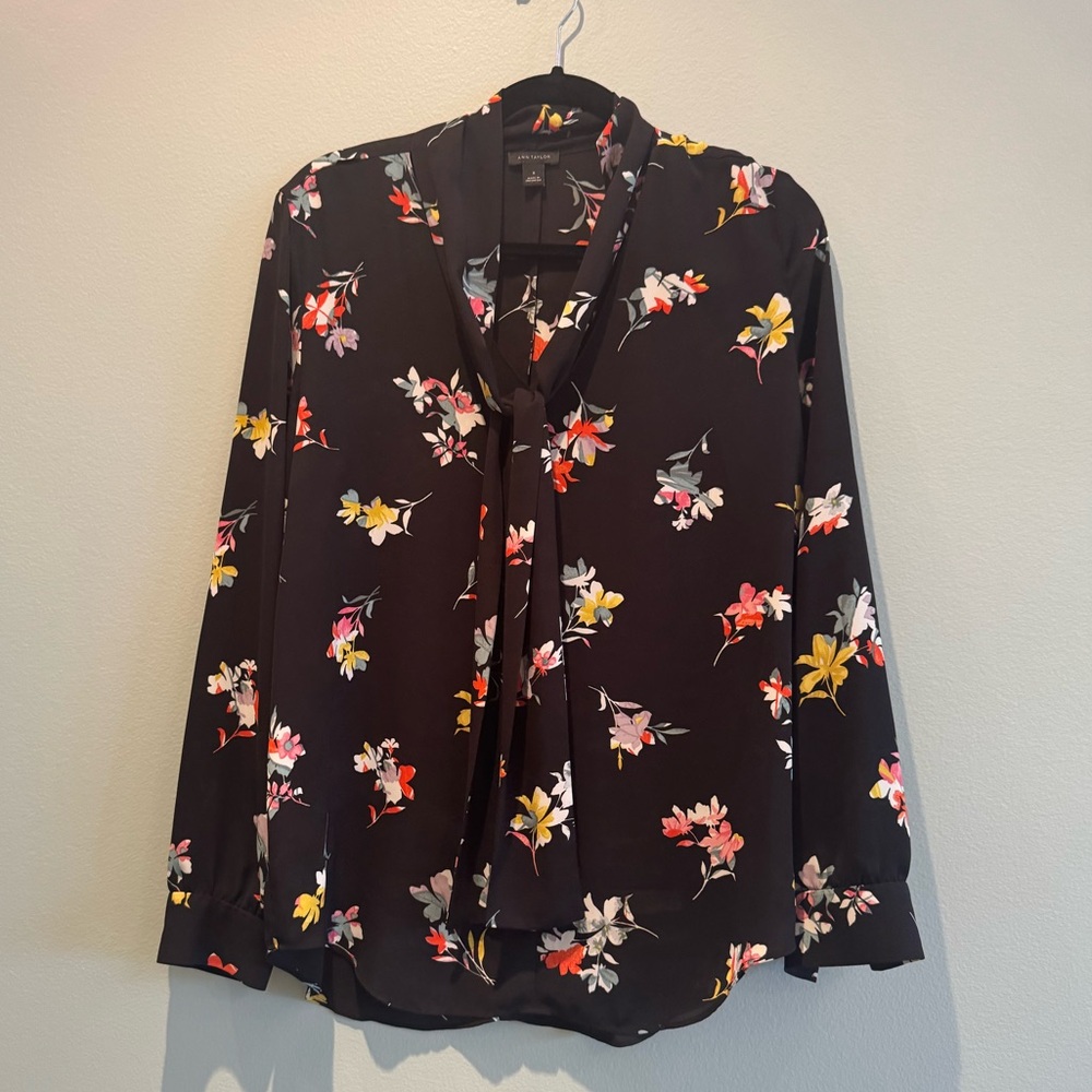 Ann Taylor Floral Blouse